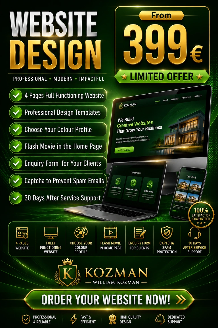 Net Del Sol website design package presentation