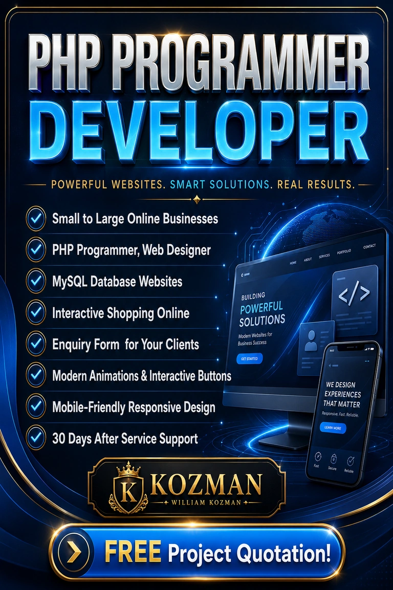 Net Del Sol PHP and MySQL developer service presentation