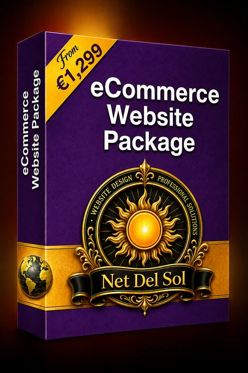 Net Del Sol eCommerce Website Package from 1,299 euros